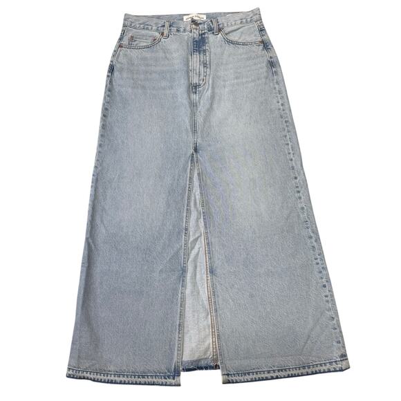 Aritzia Denim Forum The Coco Maxi Denim Skirt - Picture 3 of 9